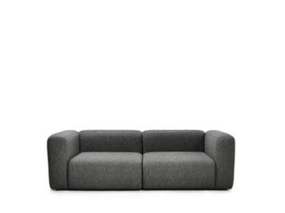 Pump, 2,5 Seater (W 220 cm), Fabric Hallingdal dark grey