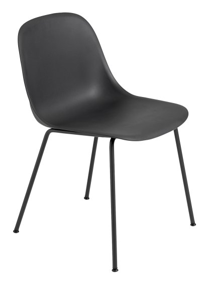 Details Muuto Fiber Side Chair Tube Fiber Side Chair Tube, Black