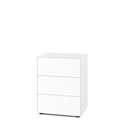 Nex Pur Box 2.0 with Drawers, 48 cm, H 75 cm (3 drawers) x B 60 cm, White
