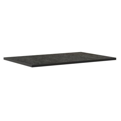 Table Top Really Kvadrat for Eiermann Table Frames, Cotton charcoal, 140 x 80 cm