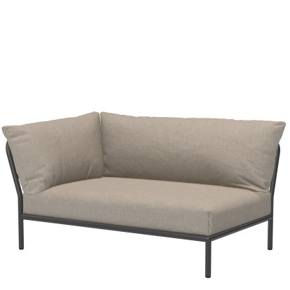 Level 2 Left Corner, Dark grey, Ash