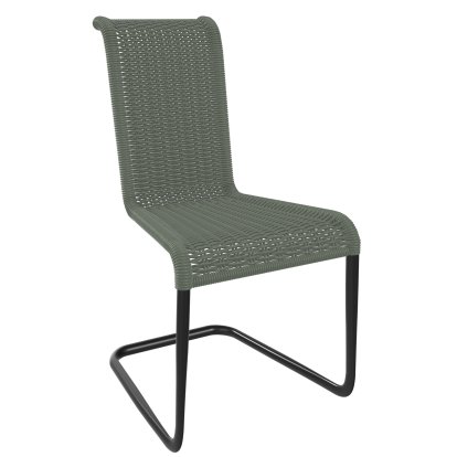 B20, Wickerwork II, Misty green, Black