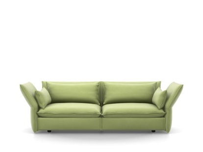Mariposa Sofa, 3 Seater (H80,5 x W198 x D101,5 cm), Laser light grey/pastel green