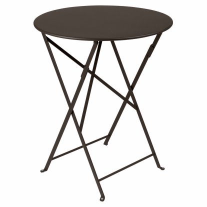 Details Fermob Bistro Folding Table round Bistro Folding Table round, H 74 x Ø 60 cm, Tonka