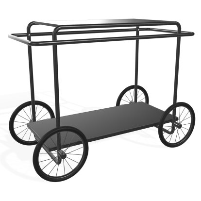 M4R, Black lacquered / black, Without bottle holder