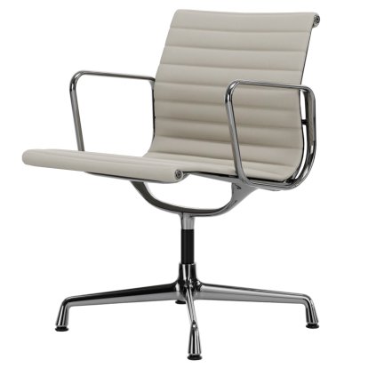 Aluminium Group EA 107 / EA 108, EA 108 - swivelling, Polished, Leather (Standard), Snow
