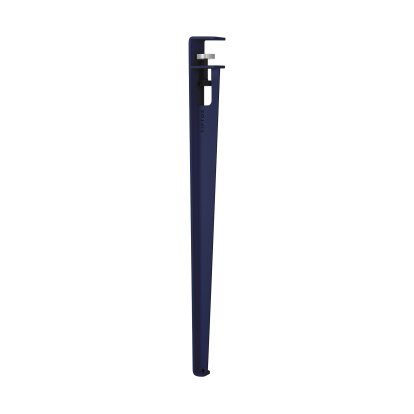 Tiptoe Table Leg, 75 cm, Mineral blue