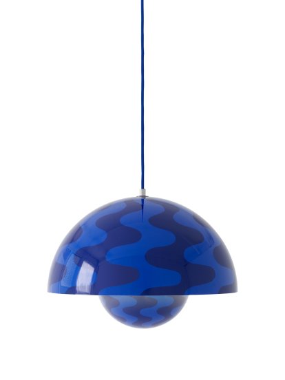 Flowerpot VP7 Pendant Lamp, Cobalt blue/twilight blue