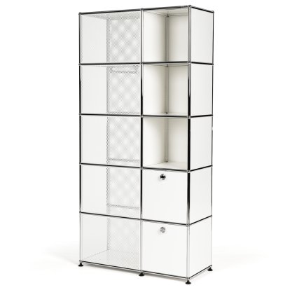 USM Haller wardrobe type 3, Pure white RAL 9010