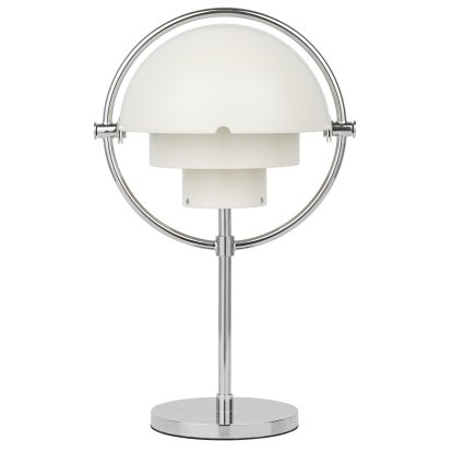 Multi-Light Rechargeable Lamp, White / chrome