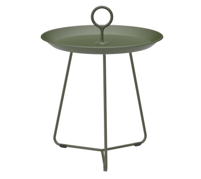 Eyelet Side Table, H 45,5 x Ø 45 cm, Olive green