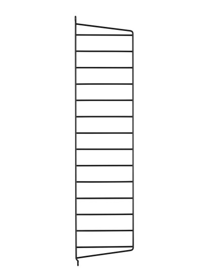 String System Wall Panel, Single, 75 x 20 cm, Black