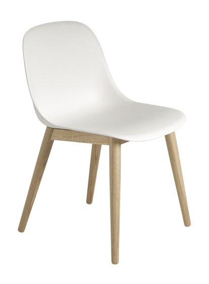 Details Muuto Fiber Side Chair Wood Fiber Side Chair Wood, Natural white / oak