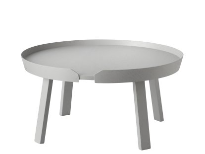 Details Muuto Around Coffee Table Around Coffee Table, Large (H 36 x Ø 72 cm), Ash grey