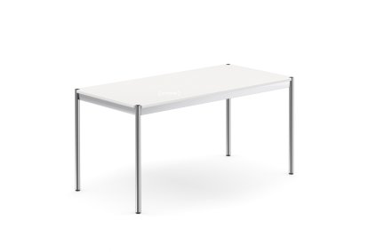 USM Haller Table, 150 x 75 cm, MDF (USM colours), Pure white RAL 9010