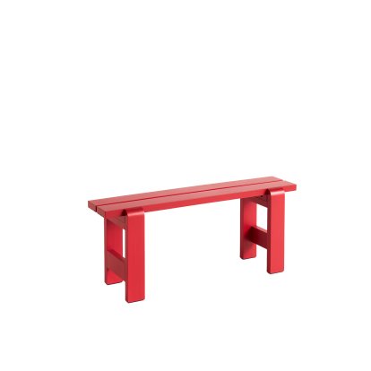 Weekday Bench, 111 cm, Wine red