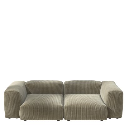 Vetsak Sofa Set 2, M, Cord velours - Khaki, Without cushion