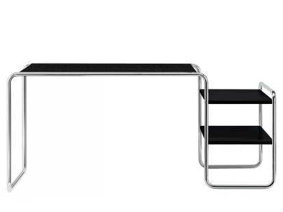 S 285/1 - S 285/2, Stained ash - black, S 285/1: 2 shelves outside, right