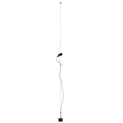 Parentesi Dimmer Floor and Ceiling Lamp, White, without illuminant