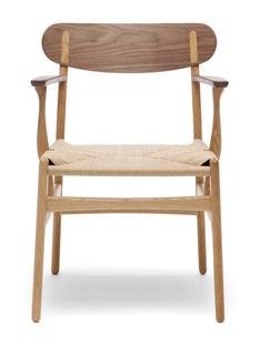 CH26 Dining Chair, Oiled oak/walnut, Natural