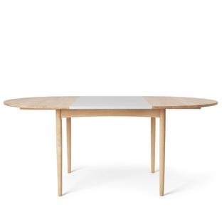 BM0121 Table, Soaped oak, MDF grey