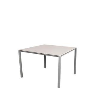 Pure Table, 100 cm x 100 cm, Toscana sand, Light grey