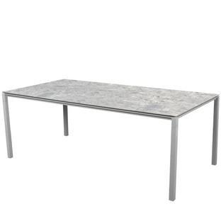 Pure Table, 200 cm x 100 cm, Multi colour, Light grey