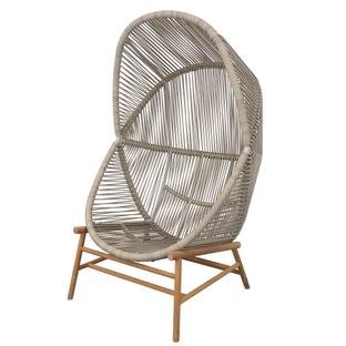 Hive Armchair , Weave small - Sand, Teak