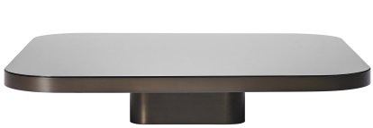 Bow Coffee Table, Brass burnished, H 19 x W 100 x D 100
