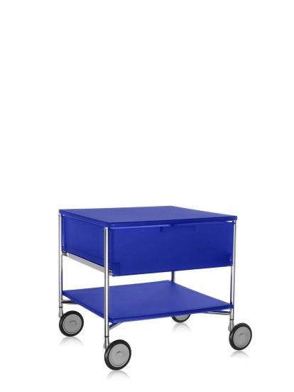 Mobil, 1 Drawer - 1 Compartment, Opal, Cobalt blue