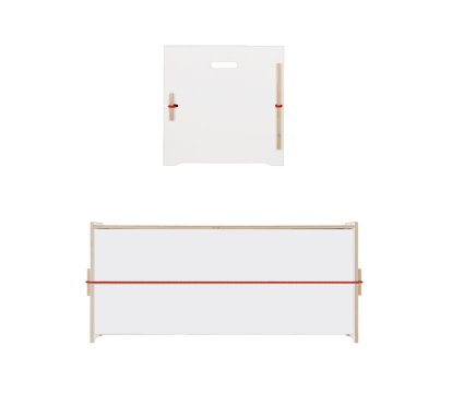 Trude, Large Trude (H 45 x W 105 x D 45 cm), FU (plywood, birch) white