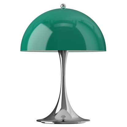 Panthella 250 Portable Lamp, Chrom opal green
