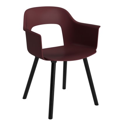 Layout 221 Armchair, Bordeaux