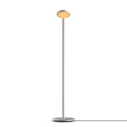 Parrot Floor Lamp, Silver