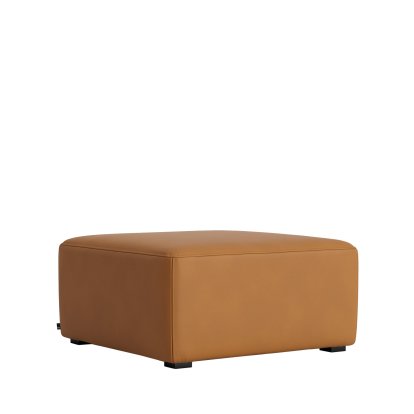 Mags Ottoman, W 79 x D 79 cm, Sense leather - cognac