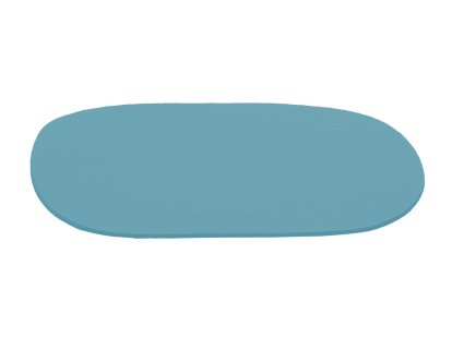 Seat Pad for Panton Chair, Without upholstery, Aqua