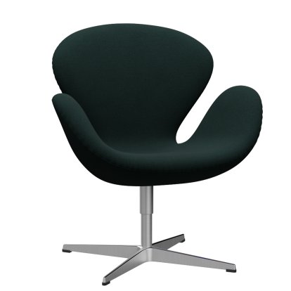 Swan Chair, Special height 48 cm, Christianshavn, Christianshavn 1161 - Dark green