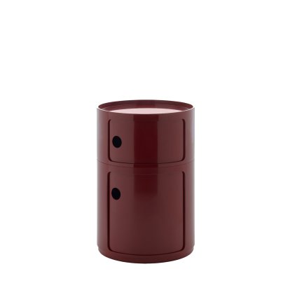 Details Kartell Componibili Container Big Componibili Container Big, 2 Compartments, Burgundy