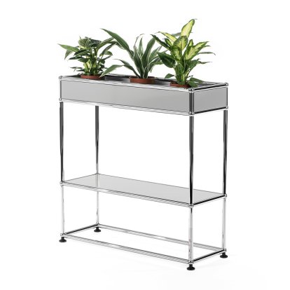 USM Haller Plant Side Table Type 1, Light grey RAL 7035