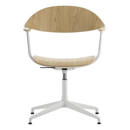 Mynt Chair, Natural oak, protective varnish, Without upholstery, Without upholstery, Soft light, Felt pads for hard floor surfaces