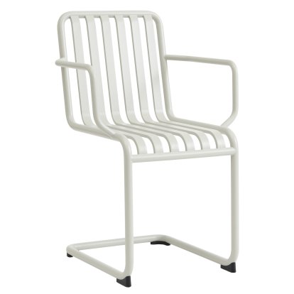 Palissade Cantilever Chair, Sky grey, With armrests