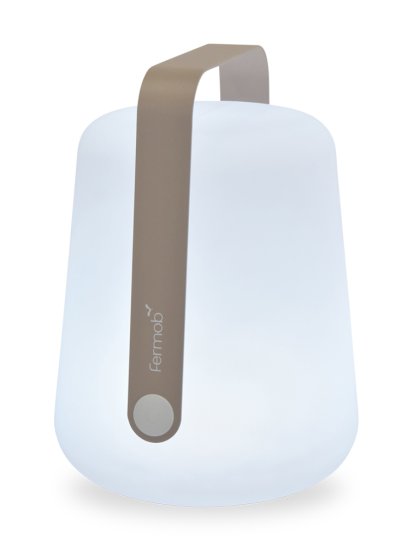 Balad Light, Large (38 cm) with candlelight flicker mode, Nutmeg