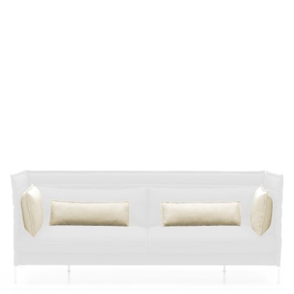 Cushion Set for Alcove Sofa, For 2-seater, Credo, Crème