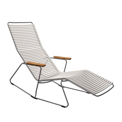 Click Deck Chair tiltable, Muted White