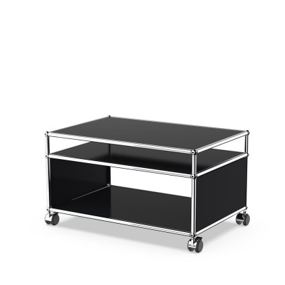 USM Haller side table with extension and castors
