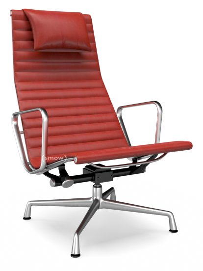 Aluminium Group EA 124, Polished, Leather Premium F, Red
