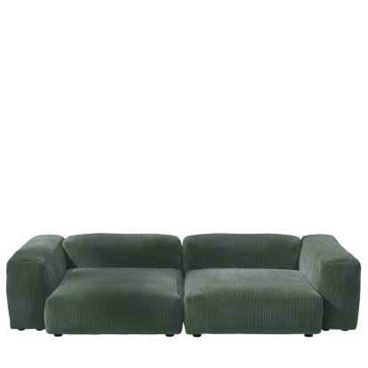 Vetsak Sofa Set 2, L, Cord velours - Hunter, Without cushion