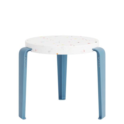 Mini Lou Children's Stool, Tutti Frutti, Whale Blue