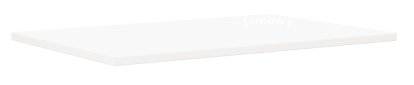 Table Top for Eiermann Table Frames, White melamine with white edge, 200 x 90 cm