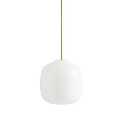 Buoy Glass Pendant Lamp, Ø 20 cm, Amber yellow